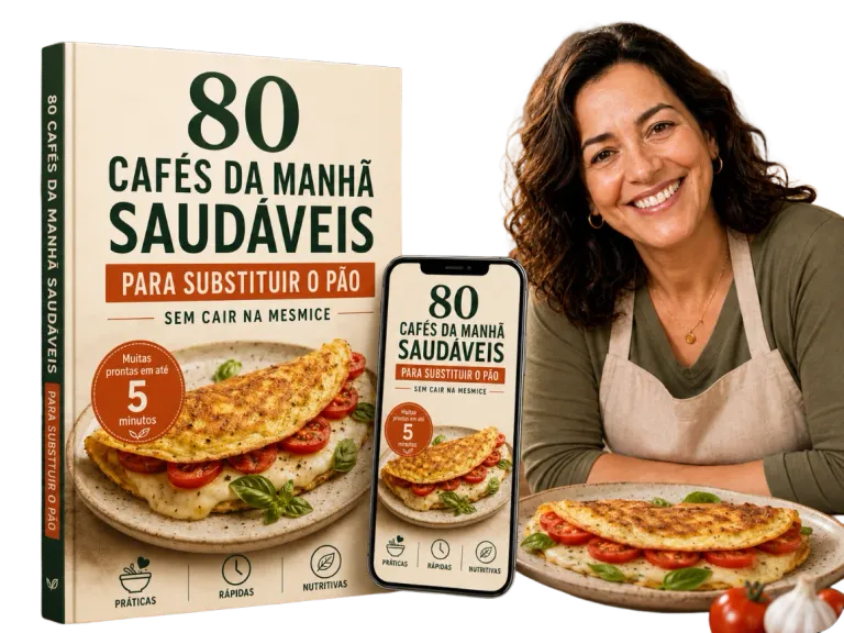 Livro 80 Cafés da Manhã Saudáveis para Substituir o Pão